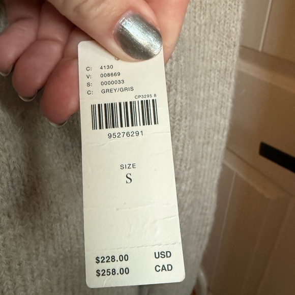 Anthropologie Gray Two-fer Sweater Dress - Picture 7 of 10